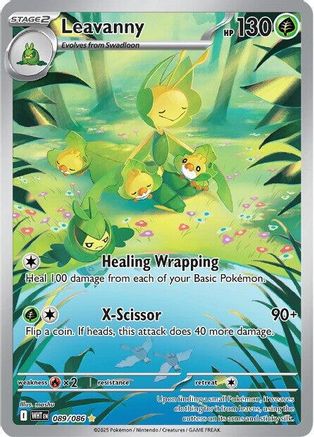 Leavanny 089/086 - Holofoil White Flare