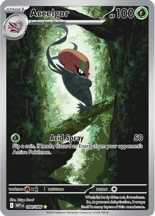 Accelgor 094/086 - Holofoil White Flare