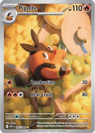 Pignite 097/086  - Holofoil SV White Flare