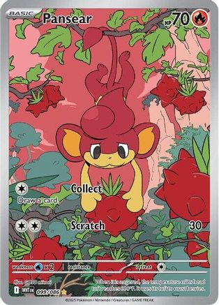 Pansear 099/086  - Holofoil SV White Flare