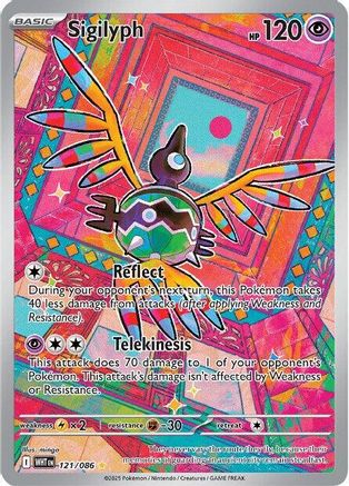 Sigilyph 121/086 - Holofoil White Flare
