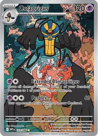 Cofagrigus 123/086 - Holofoil White Flare