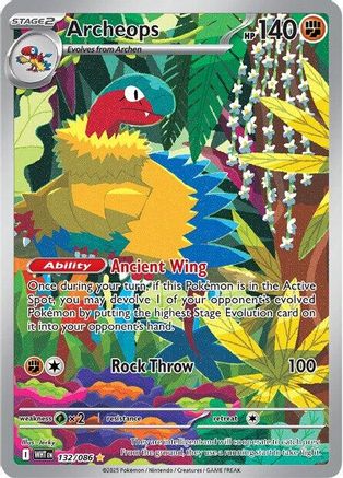 Archeops 132/086 - Holofoil White Flare