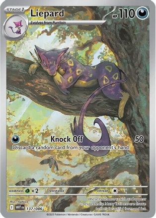 Liepard 137/086 - Holofoil White Flare
