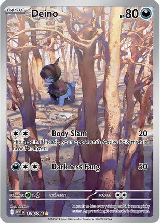 Deino 146/086 - Holofoil White Flare