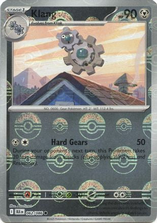 Klang (Poke Ball Pattern) 062/086 - Holofoil Black Bolt
