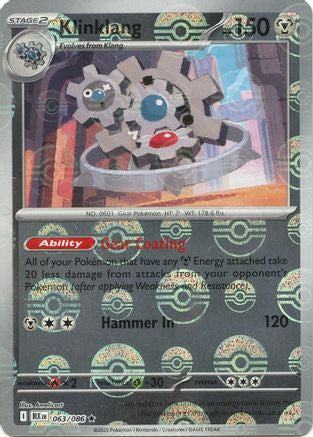 Klinklang (Poke Ball Pattern) 063/086 - Holofoil Black Bolt