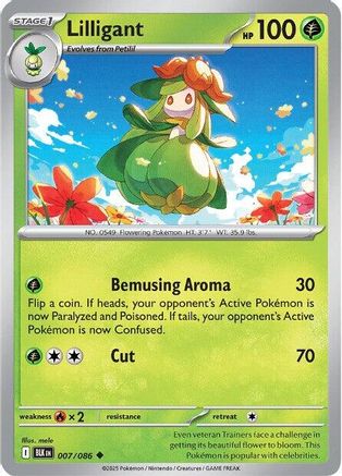 Lilligant 007/086  SV Black Bolt
