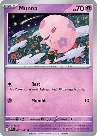 Munna 035/086 - Reverse Holofoil Black Bolt
