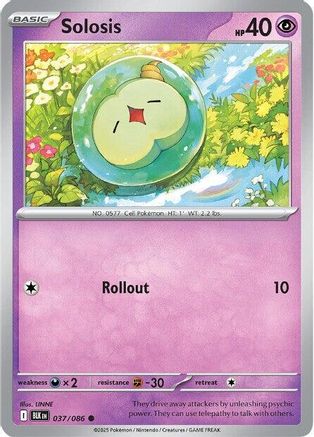 Solosis 037/086 - Holofoil Black Bolt