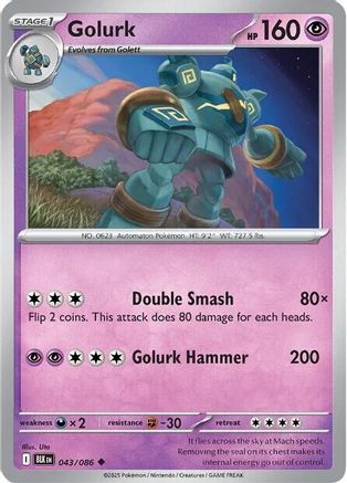 Golurk 043/086 Black Bolt