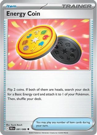 Energy Coin 081 - Reverse Holofoil Black Bolt