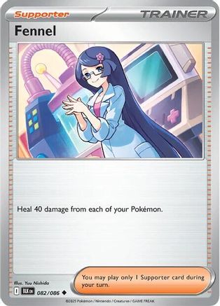 Fennel 082/086 - Reverse Holofoil Black Bolt