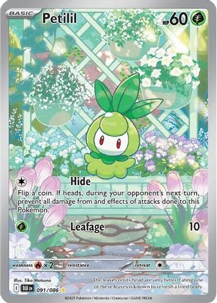 Petilil 091/086  - Holofoil SV Black Bolt