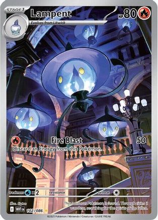 Lampent 102/086 - Holofoil White Flare
