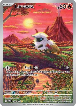 Larvesta 099/086 - Holofoil Black Bolt