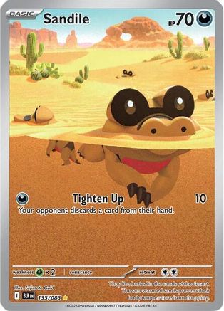 Sandile 135/086 - Holofoil Black Bolt