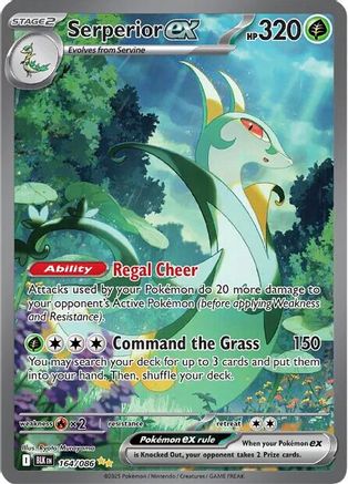 Serperior ex 164/086 - Holofoil Black Bolt