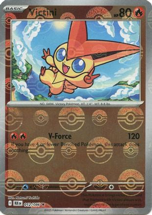 Victini (Poke Ball Pattern) 012/086  - Holofoil SV Black Bolt