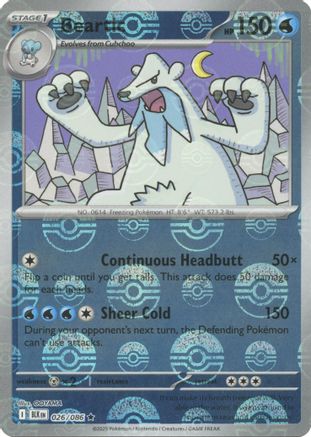 Beartic (Poke Ball Pattern) 026/086 - Holofoil Black Bolt