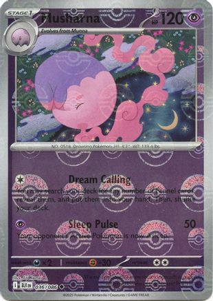 Musharna (Poke Ball Pattern) 036/086  - Holofoil SV Black Bolt