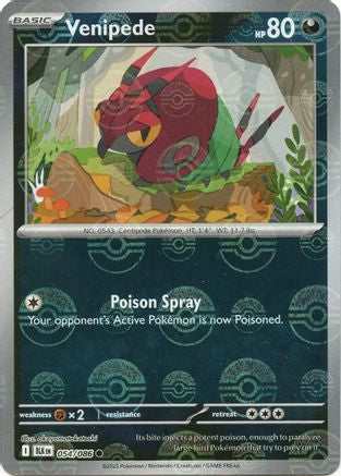 Venipede (Poke Ball Pattern) 054/086 - Holofoil Black Bolt