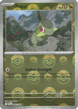 Axew (Poke Ball Pattern) 068/086 - Holofoil Black Bolt