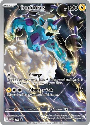 Thundurus 209  - Holofoil SV Scarlet & Violet Promo Cards