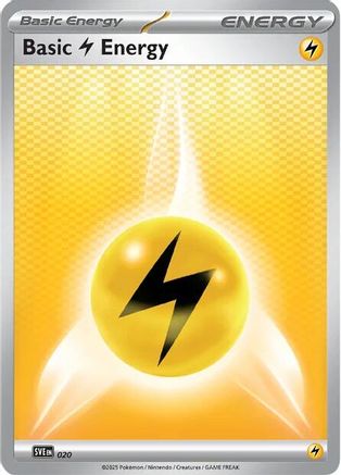 Basic Lightning Energy 020  SVE Scarlet & Violet Energies