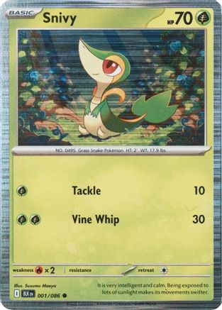 Snivy (Unova Poster Collection) 001/086  - Holofoil Miscellaneous Cards & Products