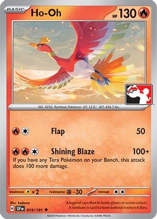 Ho-Oh 019  Prize Pack Series Cards
