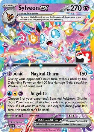 Sylveon ex 086  - Holofoil Prize Pack Series Cards