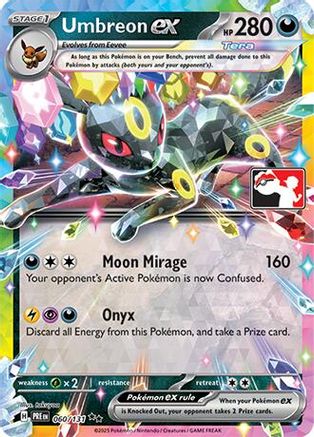 Umbreon ex 060/131  - Holofoil Prize Pack Series Cards