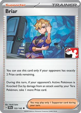 Briar 132/142  - Holofoil Prize Pack Series Cards