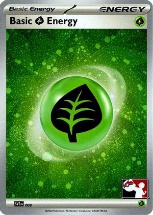 Basic Grass Energy (Cosmos Holo) 009  - Holofoil Prize Pack Series Cards