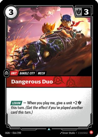 Dangerous Duo 016/298 - Origins