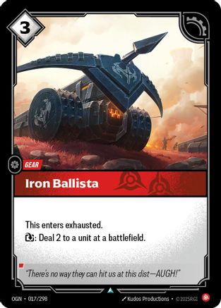 Iron Ballista 017/298 - Origins Foil