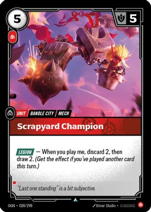 Scrapyard Champion 020/298 - Origins