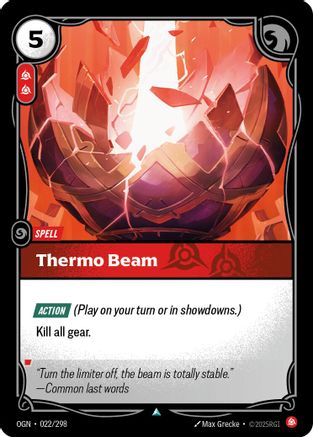 Thermo Beam 022/298 - Origins Foil