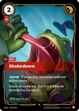 Shakedown 033/298 - Origins Foil
