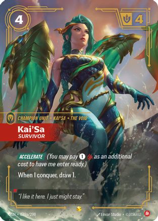 Kai'Sa - Survivor 039a/298 - Origins Foil