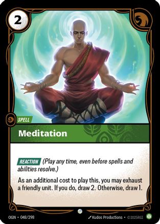 Meditation 048/298 - Origins Foil