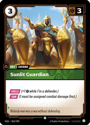 Sunlit Guardian 054/298 - Origins