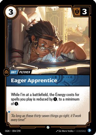 Eager Apprentice 084/298 - Origins Foil