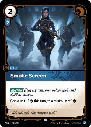 Smoke Screen 093/298 - Origins Foil