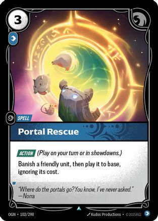 Portal Rescue 102/298 - Origins Foil