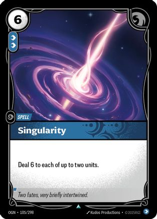 Singularity 105/298 - Origins Foil