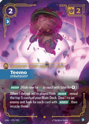 Teemo - Strategist 121/298 - Origins Foil