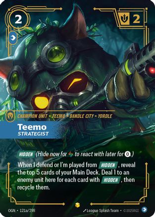 Teemo - Strategist 121a/298 - Origins Foil