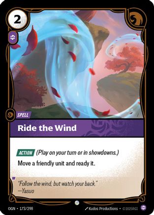 Ride The Wind 173/298 - Origins Foil